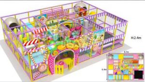 Desain kreatif playground indoor