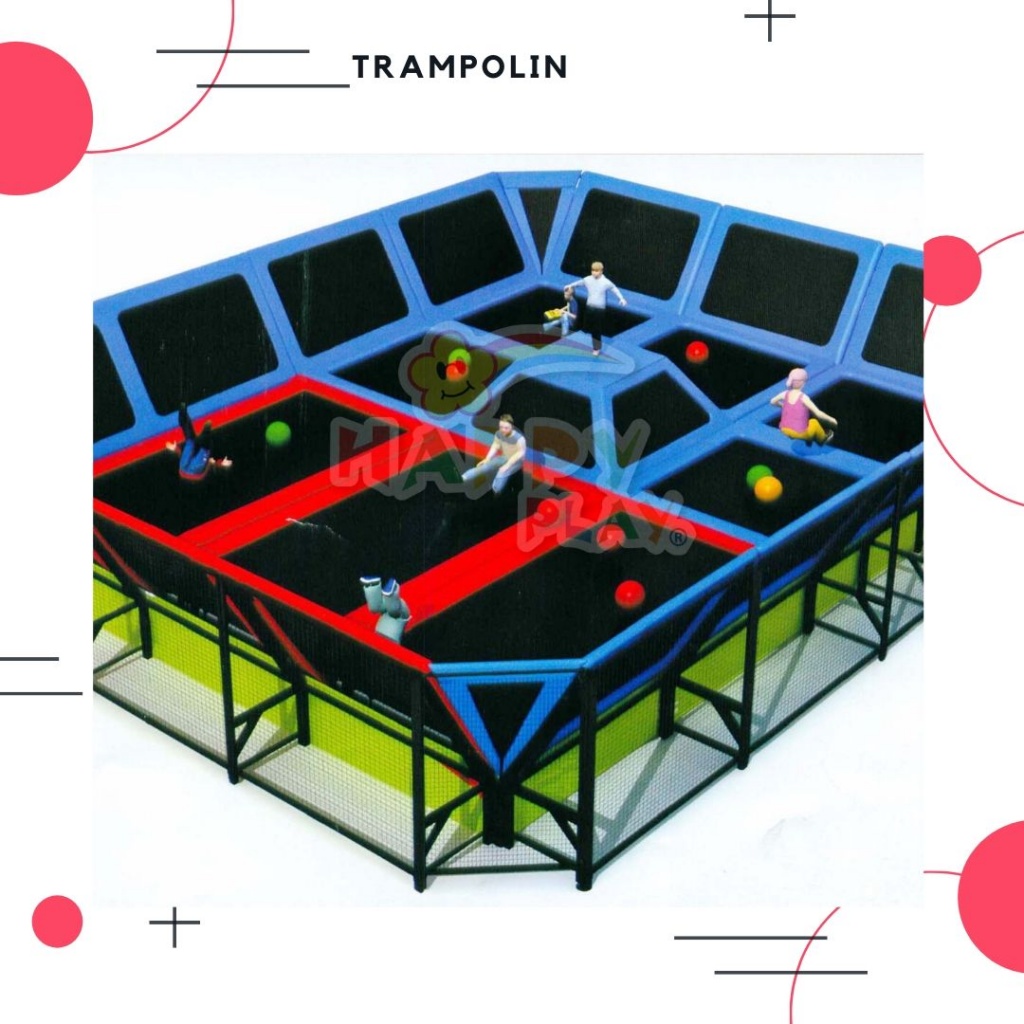 permaianan trampolin