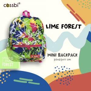 mini backpack lime forest