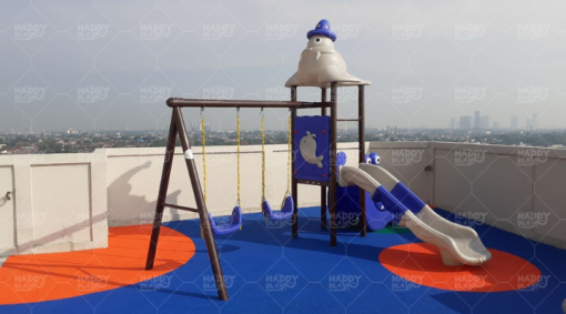 Project Outdoor Playground & Rubber Floor Apartemen Amazana