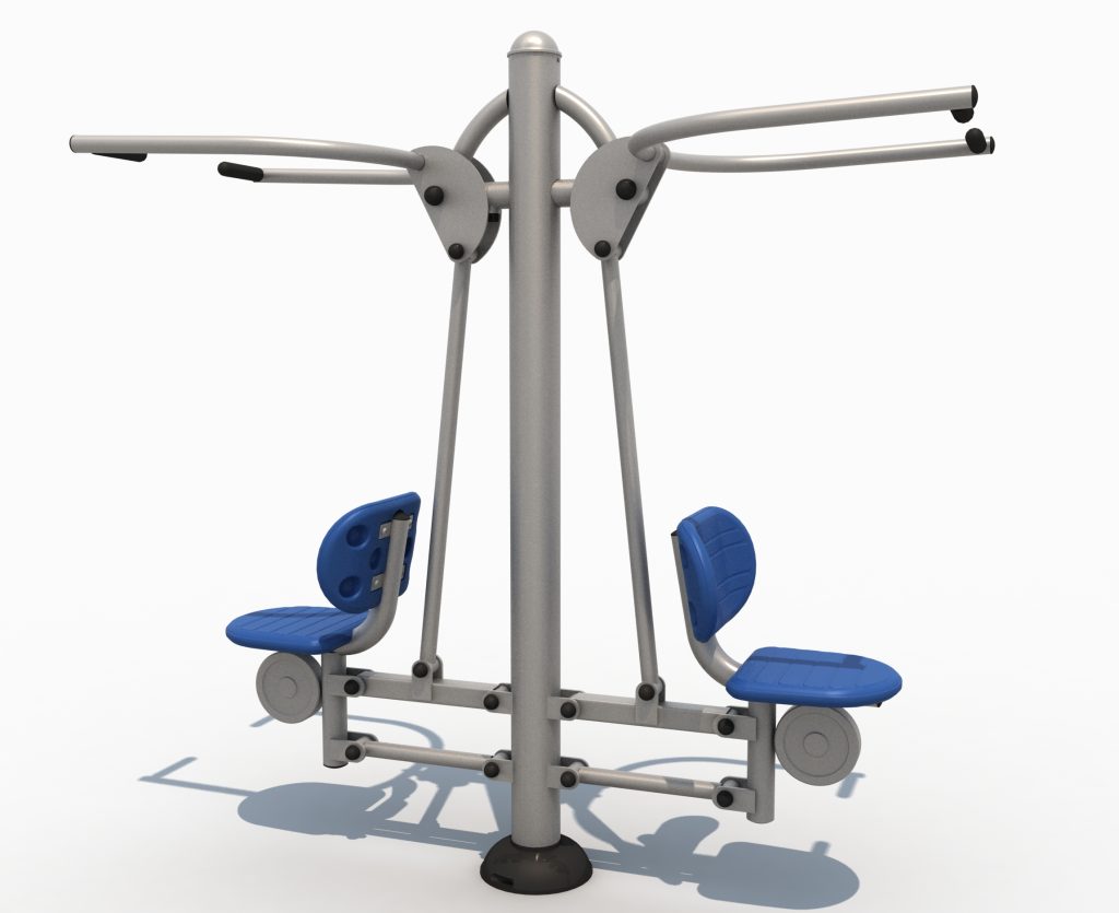 Lat Pulldown & Seated Chest Press 