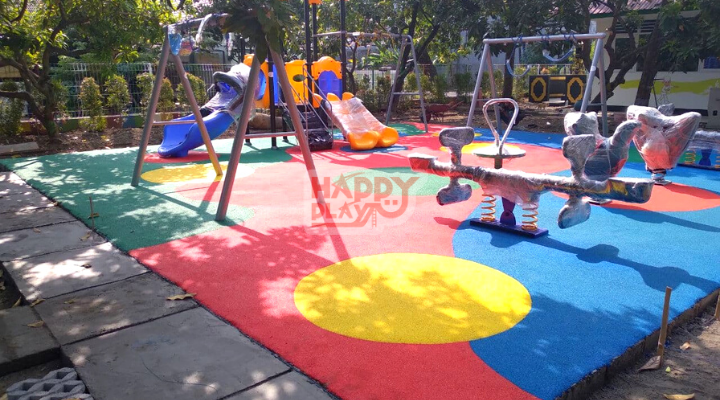 rubber flooring  happy play indonesia 