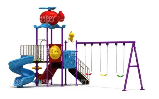 produk outdoor playground HP OPC 005 tampak belakang