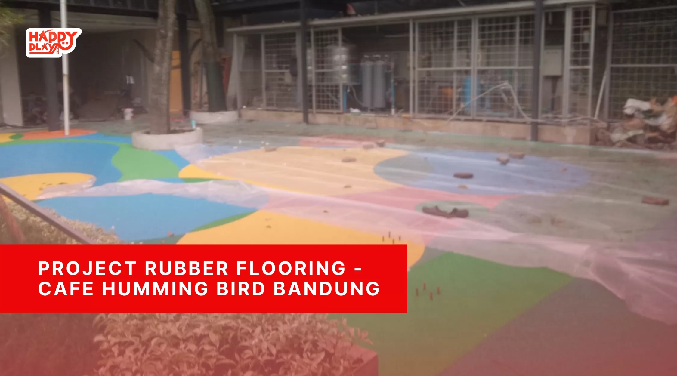 Project Rubber Flooring – Cafe Humming Bird Bandung