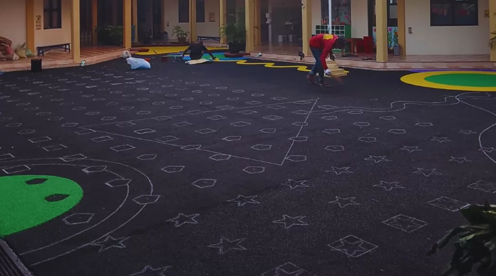 Project Rubber Flooring – TK Al Azhar Solo