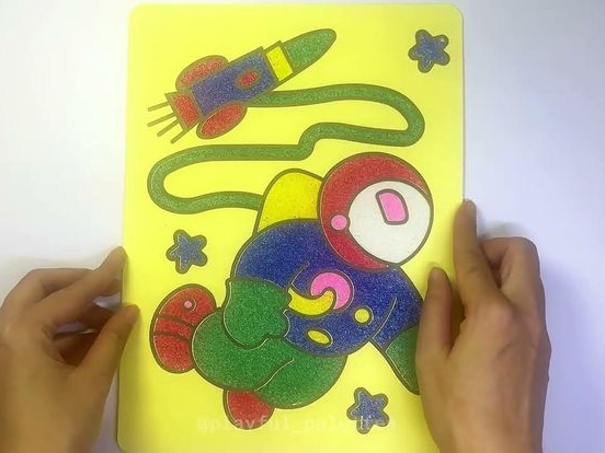 Sand Painting atau Lukisan Pasir