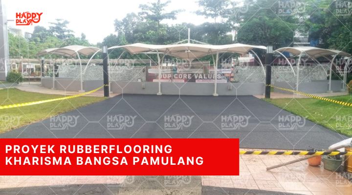 Proyek Rubberflooring Kharisma Bangsa Pamulang
